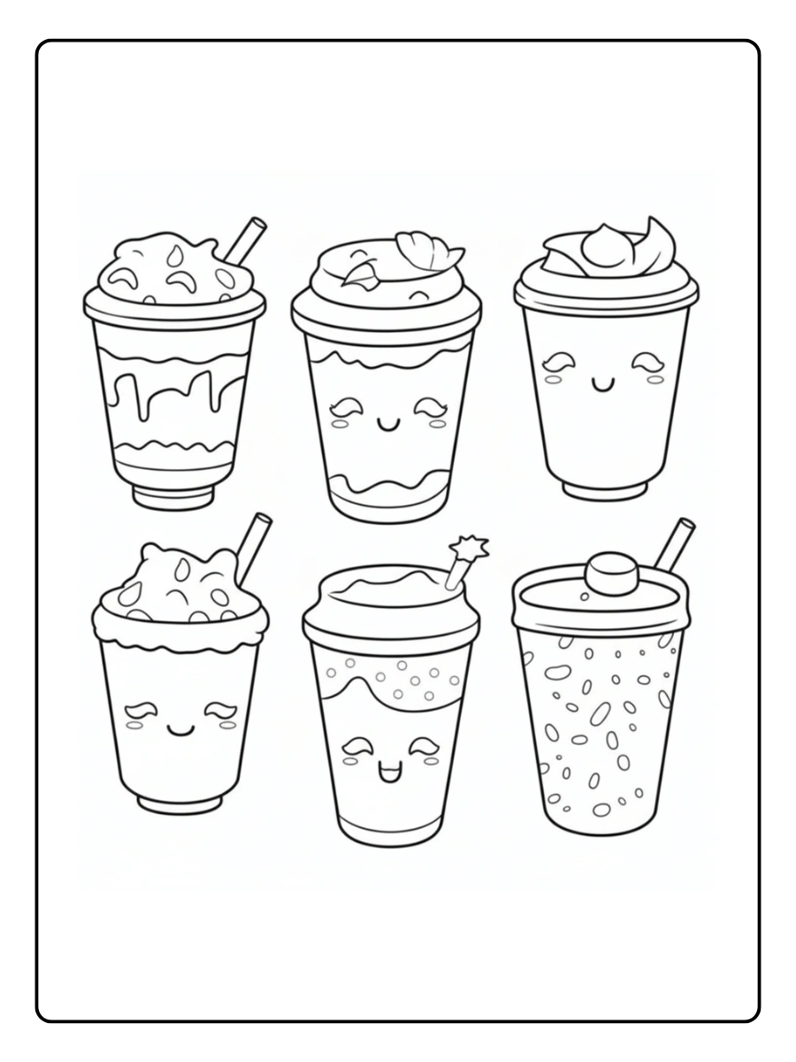 Coloriage Bubble Tea Kawaii (6)