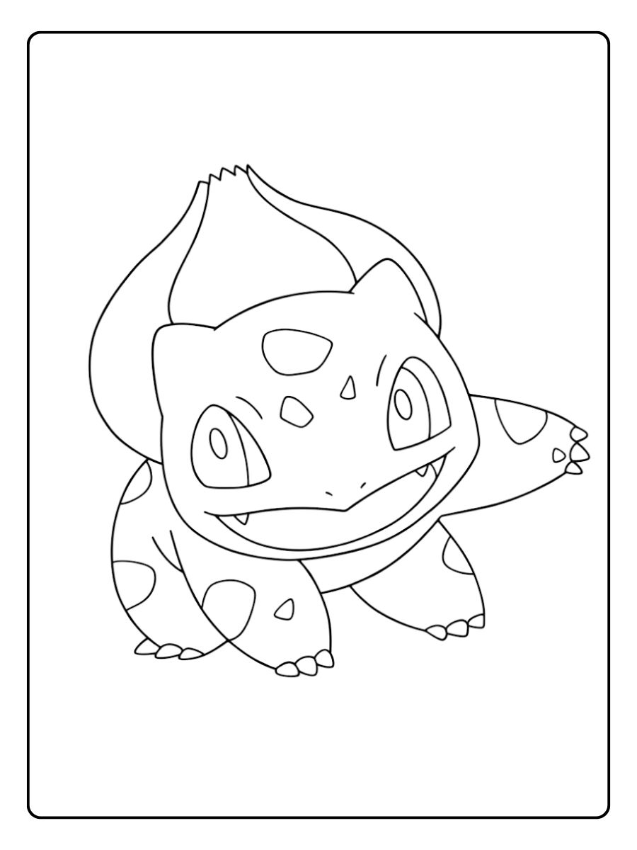 Coloriage Bulbizarre et ses amis