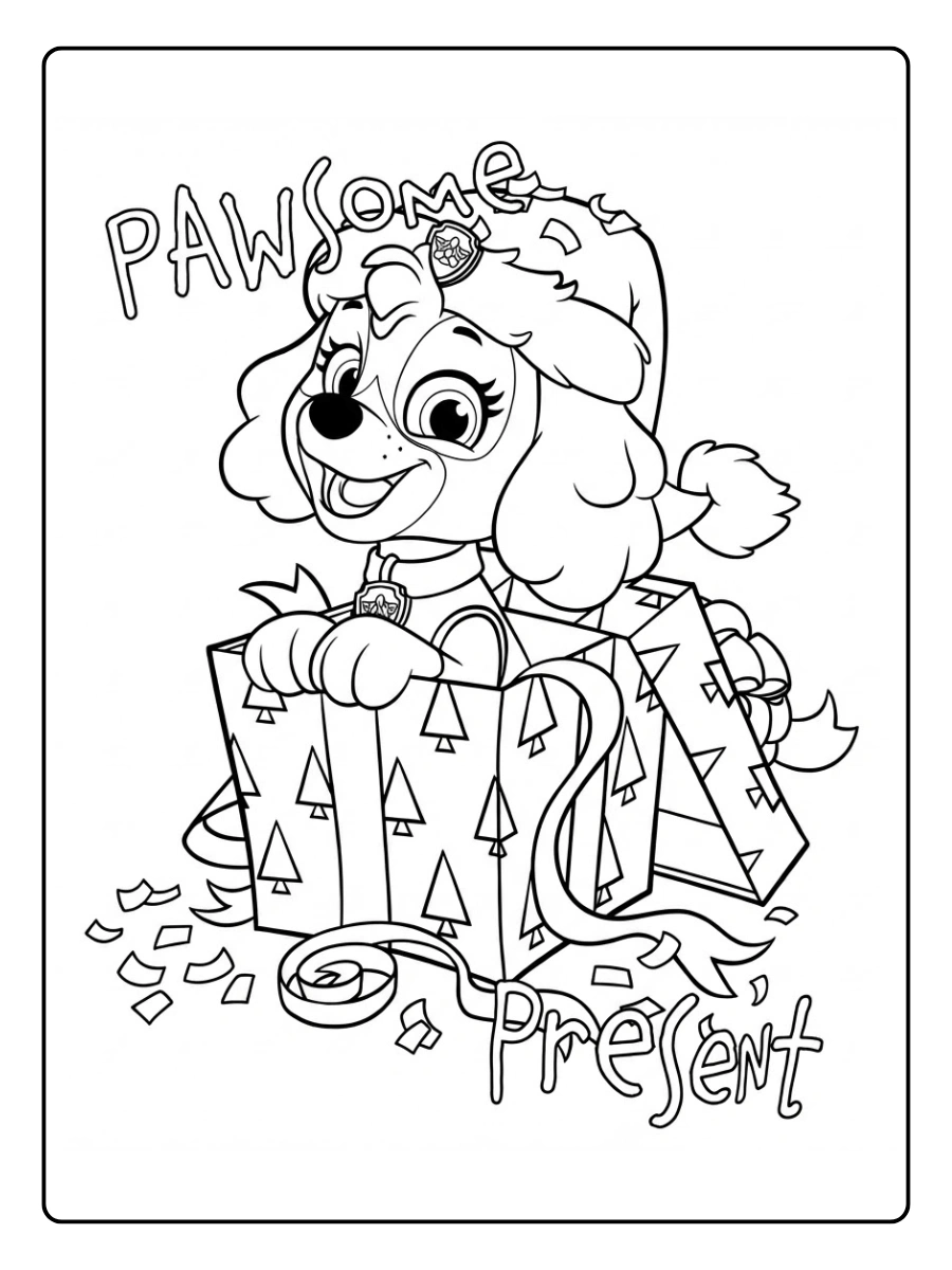 Coloriage Pat Patrouille Noel (11)