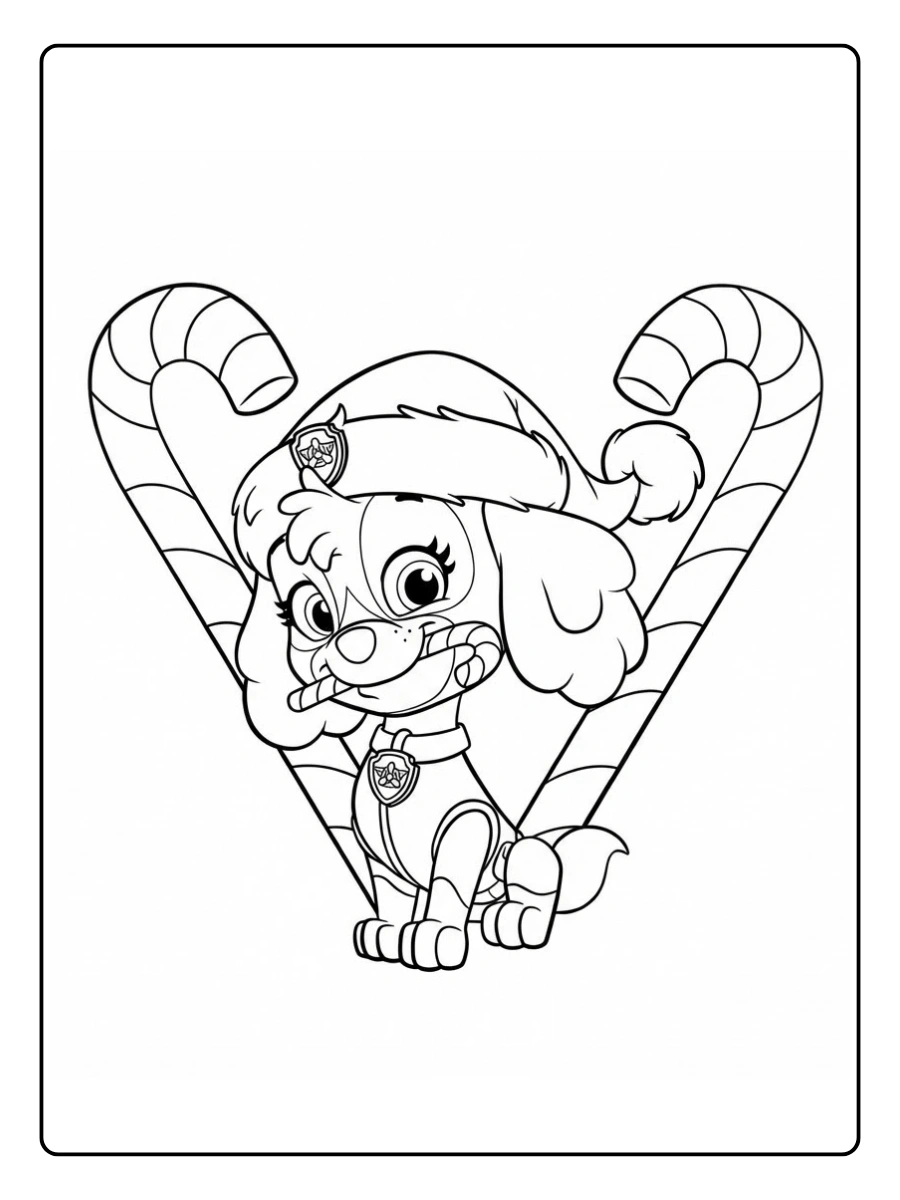 Coloriage Pat Patrouille Noel (13)