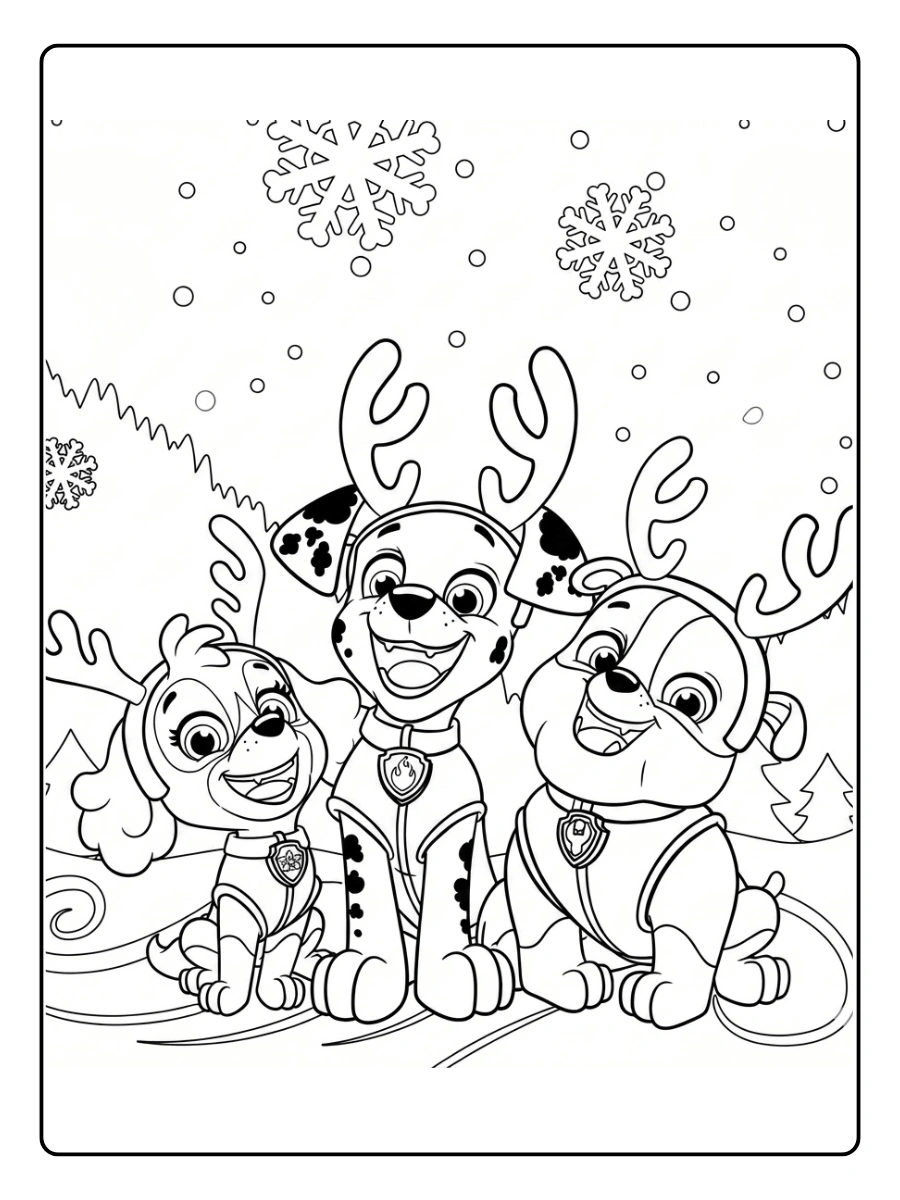 Coloriage Pat Patrouille Noel (15)