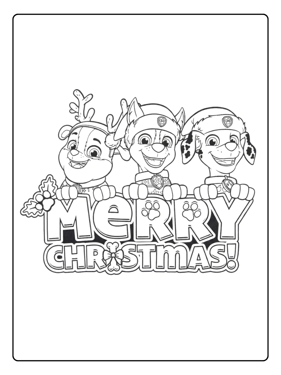 Coloriage Pat Patrouille Noel (3)