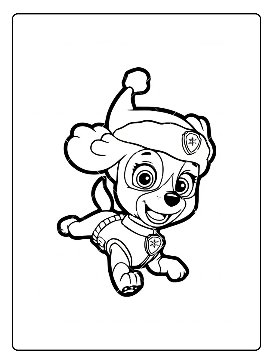 Coloriage Pat Patrouille Noel (8)