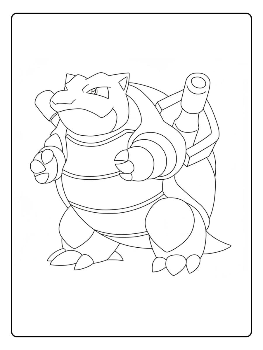 Coloriage Tortank facile