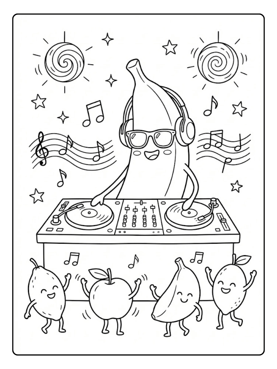 Coloriage banane (3)