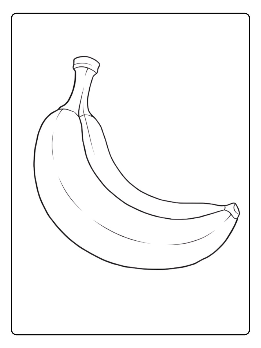 Coloriage banane boisson qui donne un pouce levé