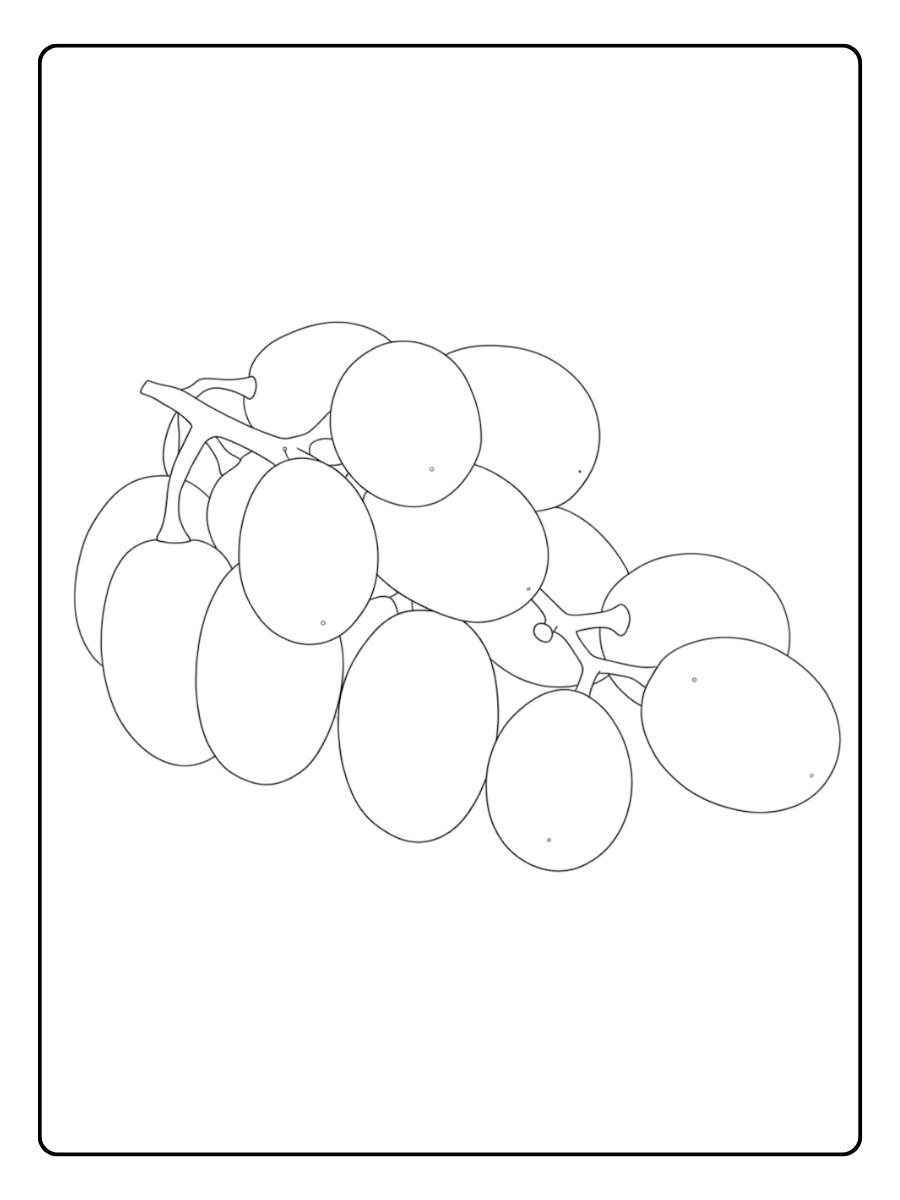 Coloriage raisin boisson qui se promène (1)