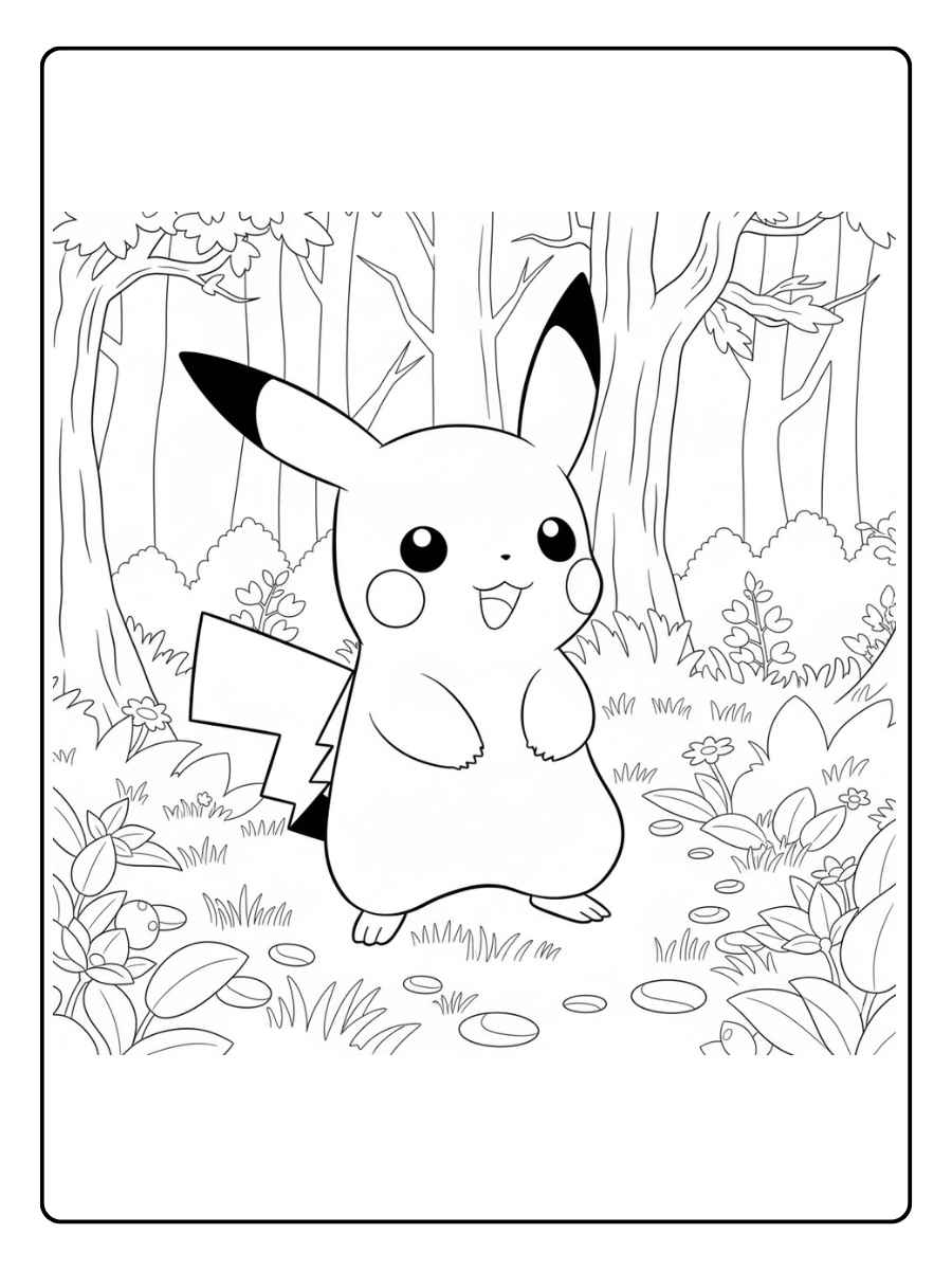 Cool coloriage Pikachu