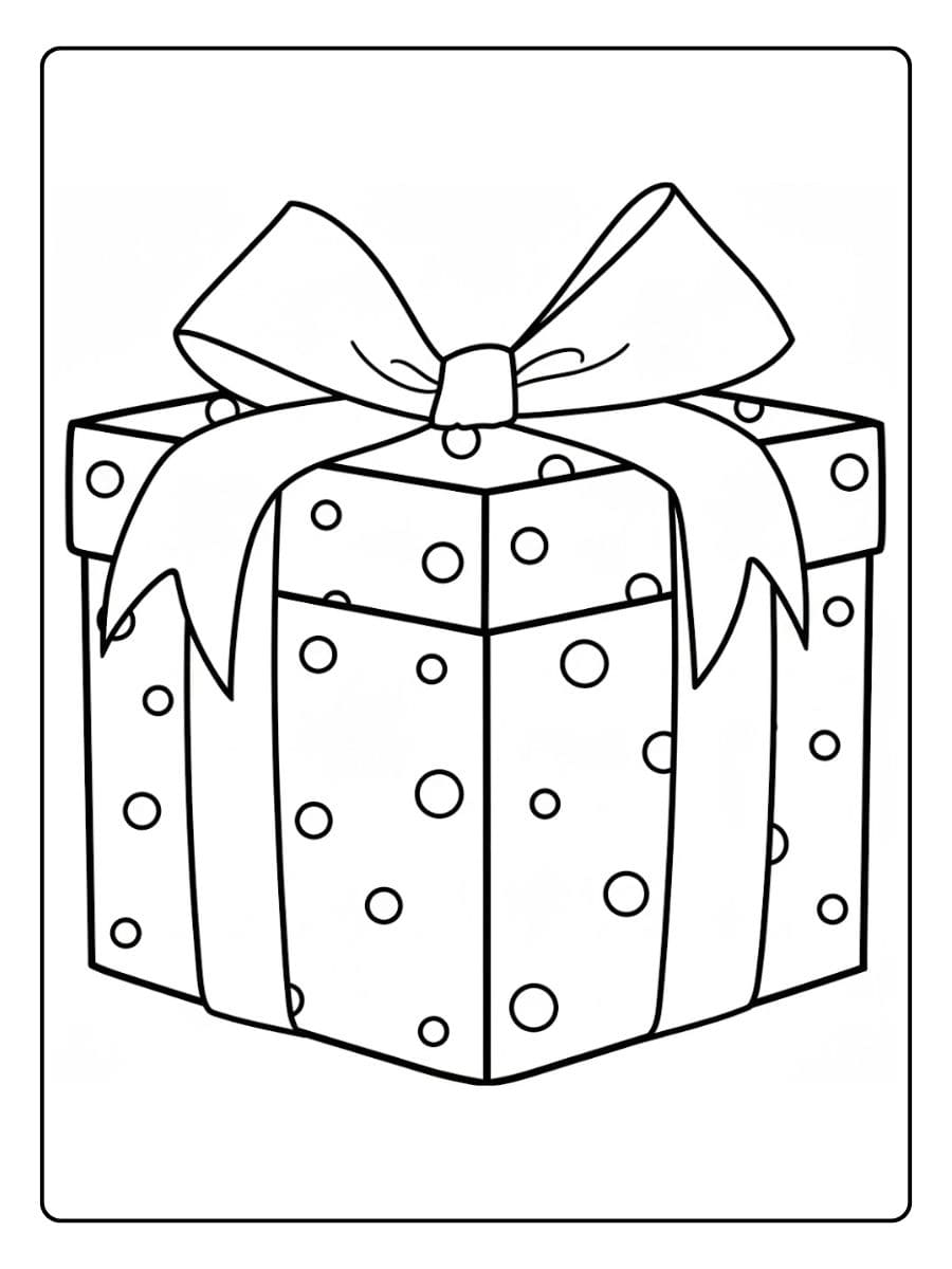 Idées Cadeau de Noel Coloriage Simple et Amusant
