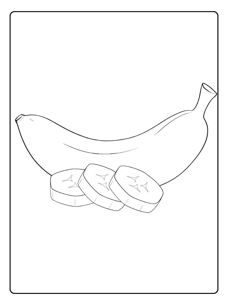 coloriage banane la tristesse qui veut un ami