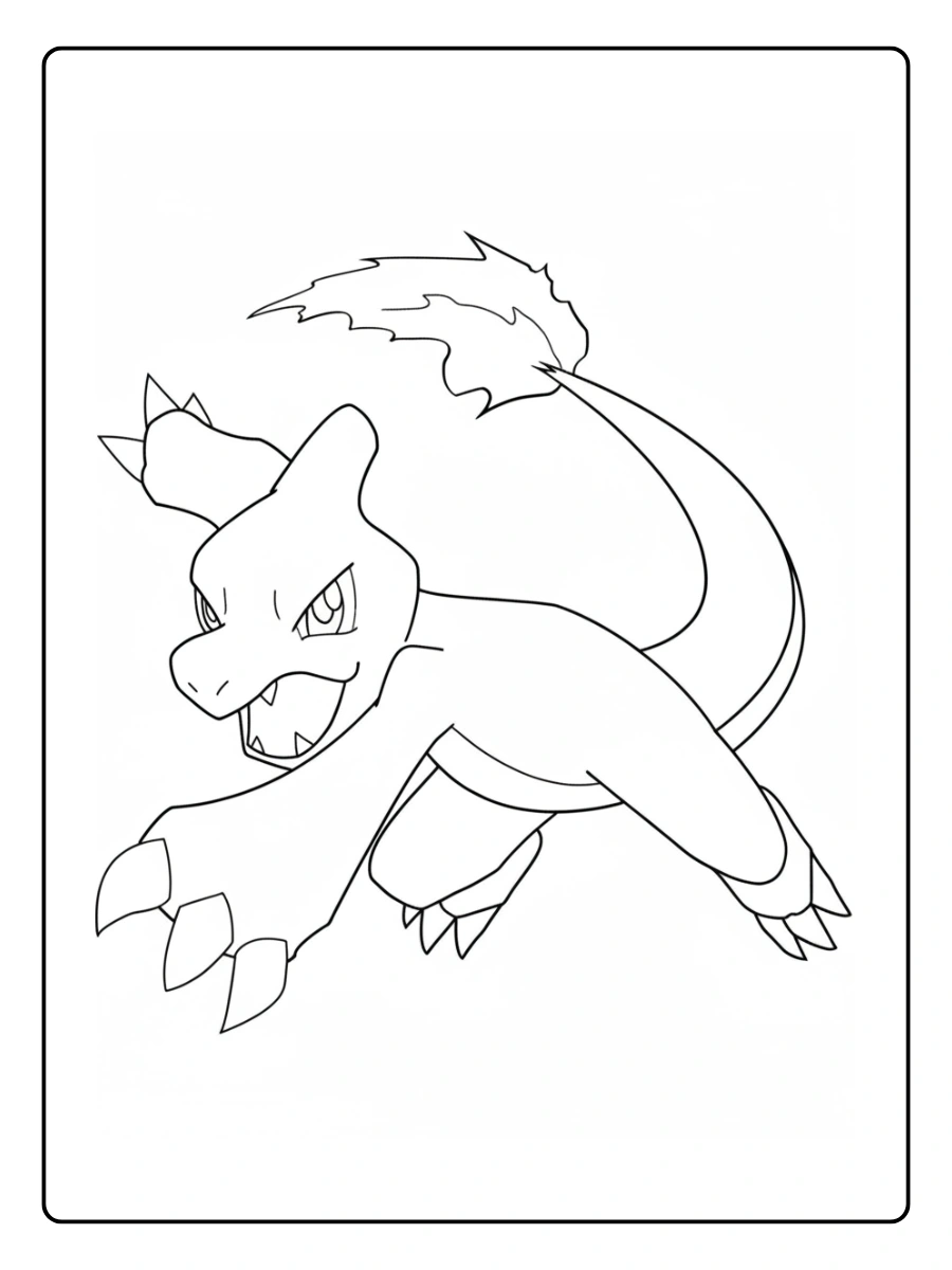 coloriage dracaufeu (10)