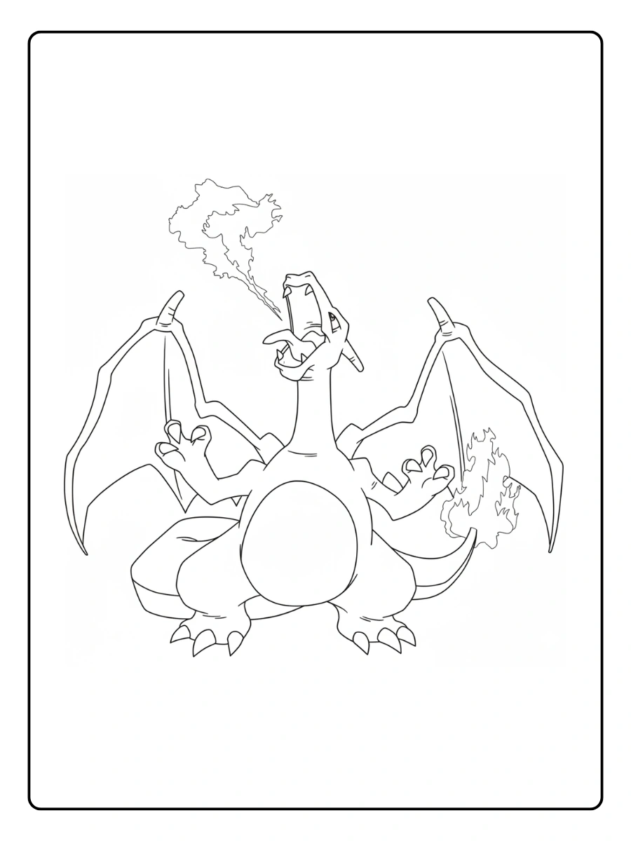 coloriage dracaufeu (3)