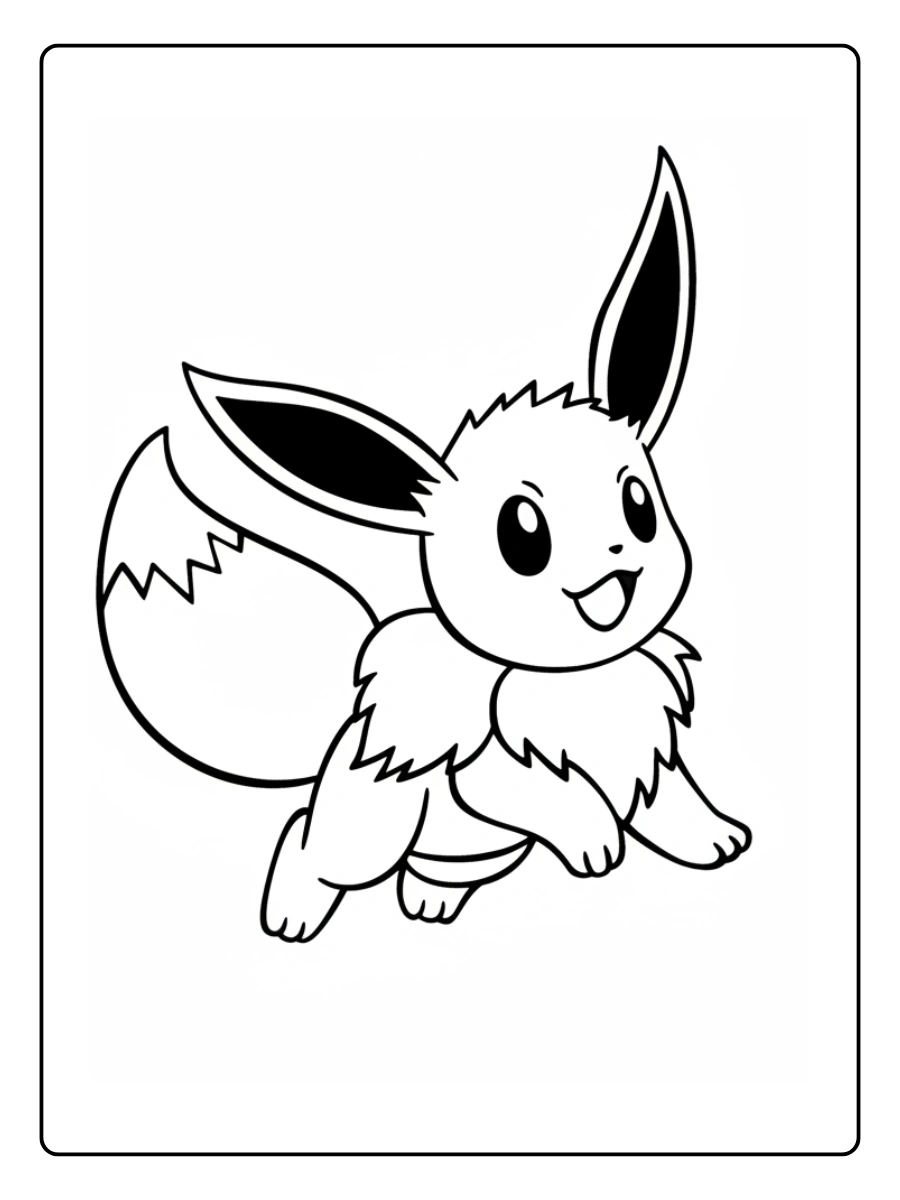 coloriage evoli (10)