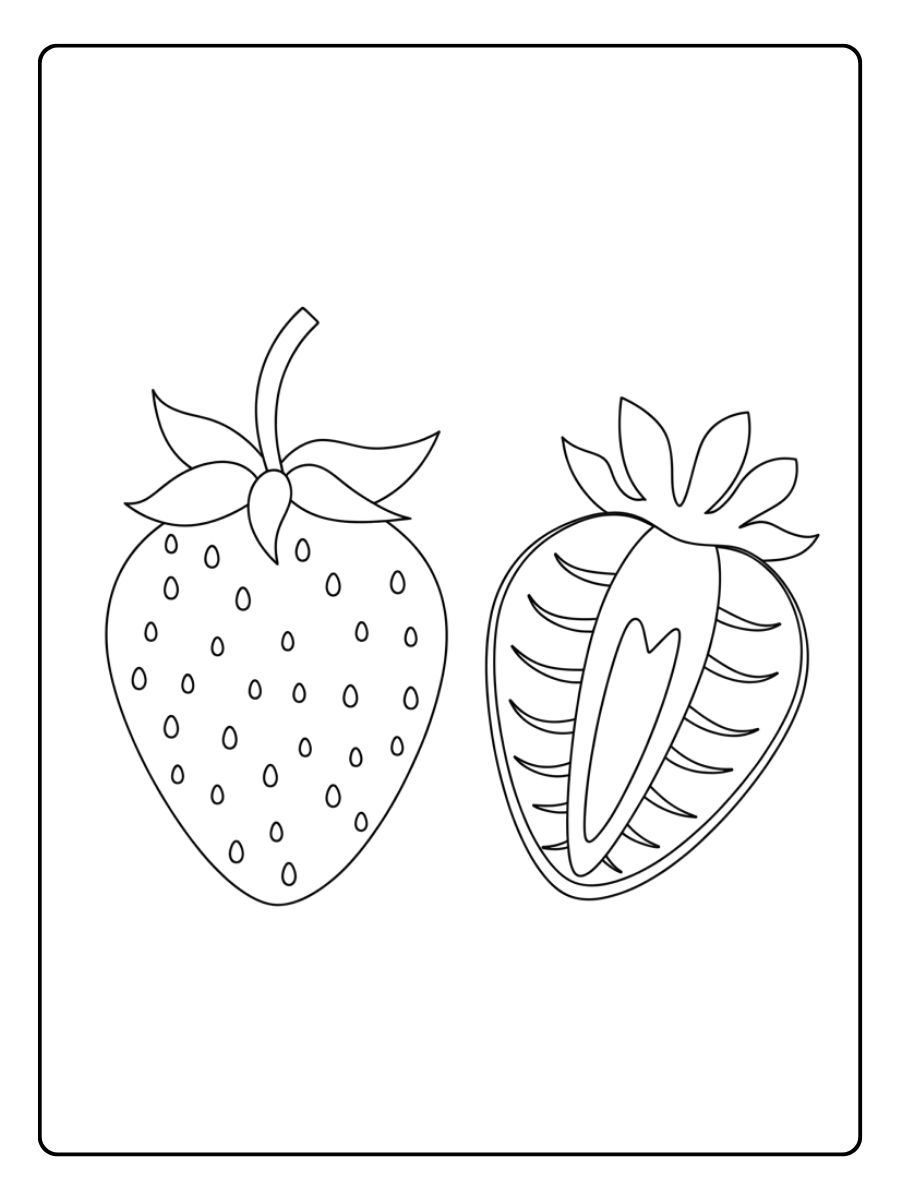 coloriage fraise le la mauvaise humeur
