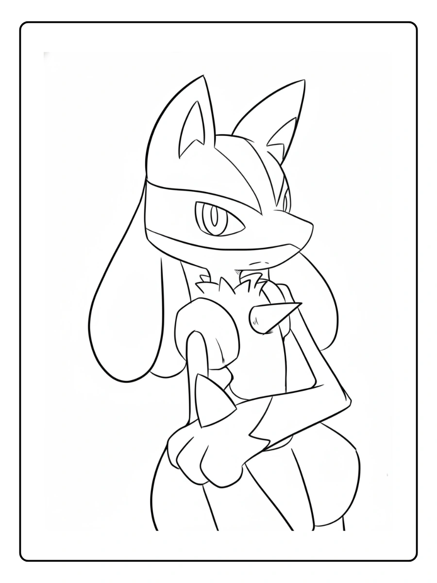 coloriage lucario (1)