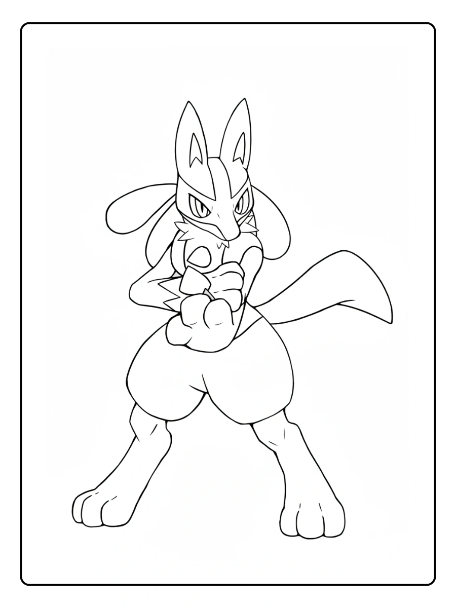 coloriage lucario (2)