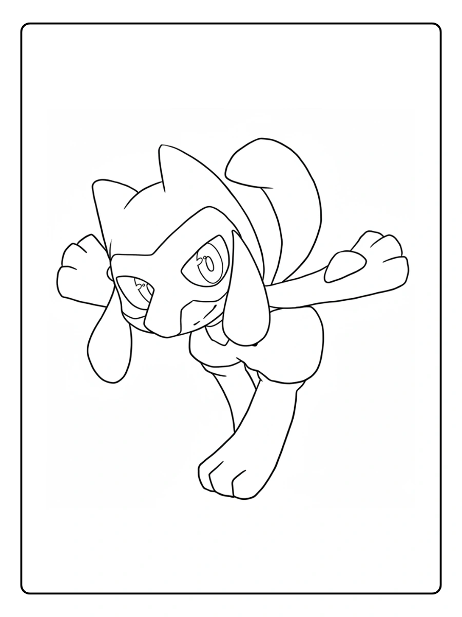 coloriage lucario (3)