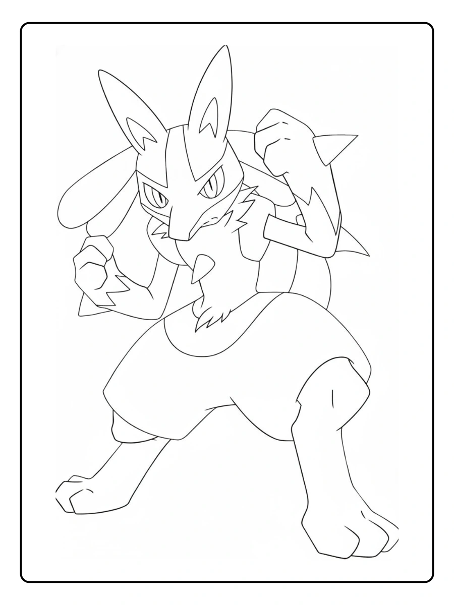 coloriage lucario (4)