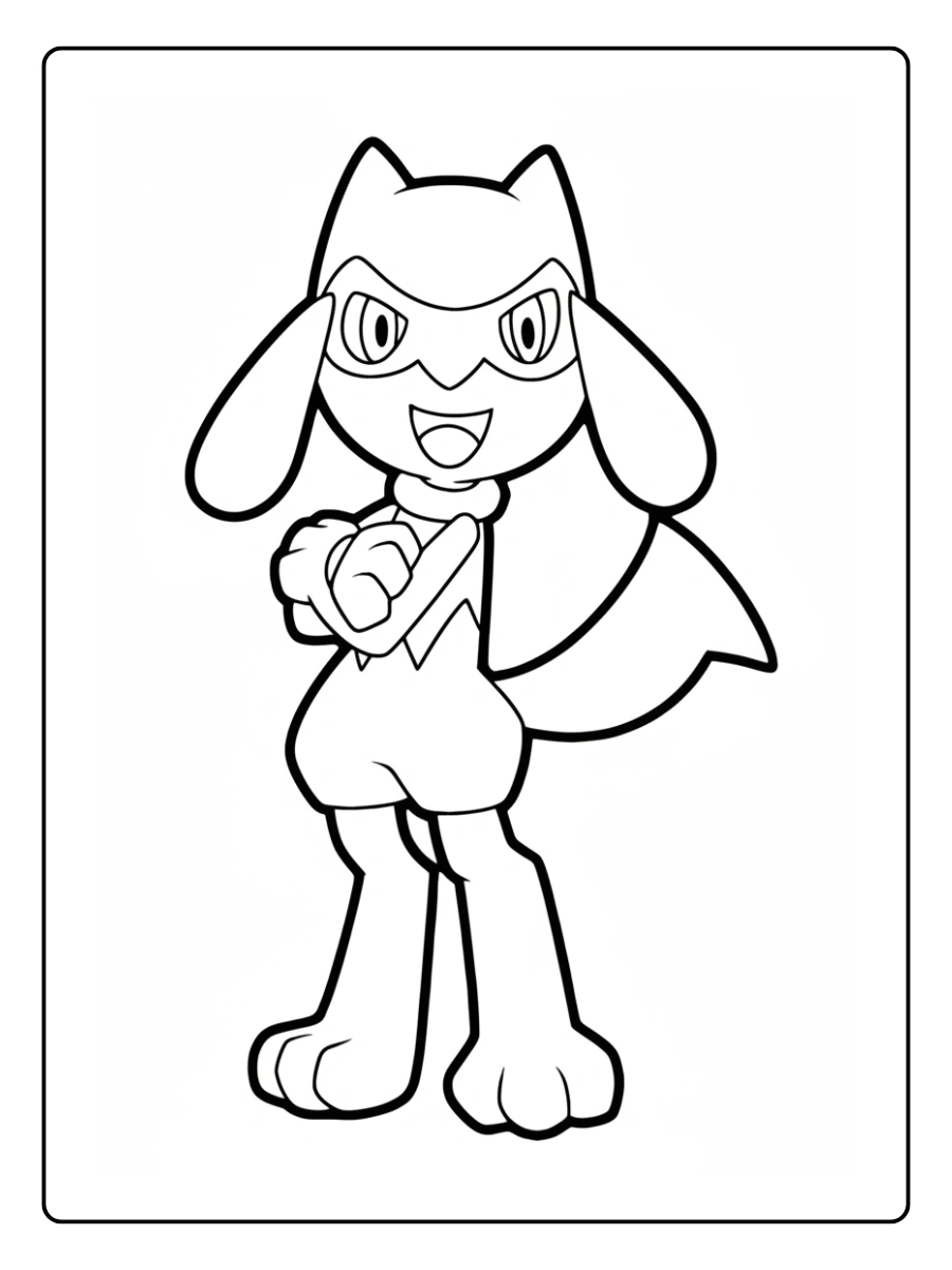 coloriage lucario (5)