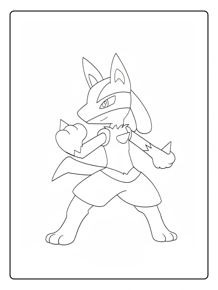 coloriage lucario (6)