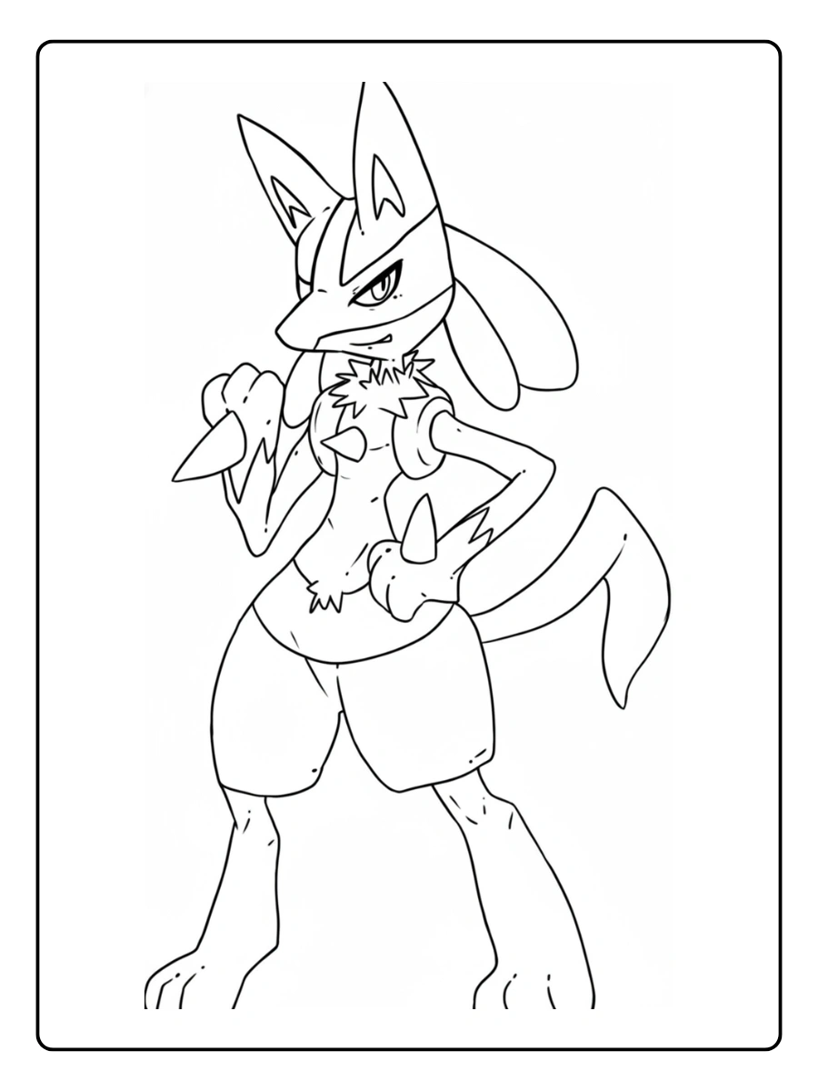 coloriage lucario (8)