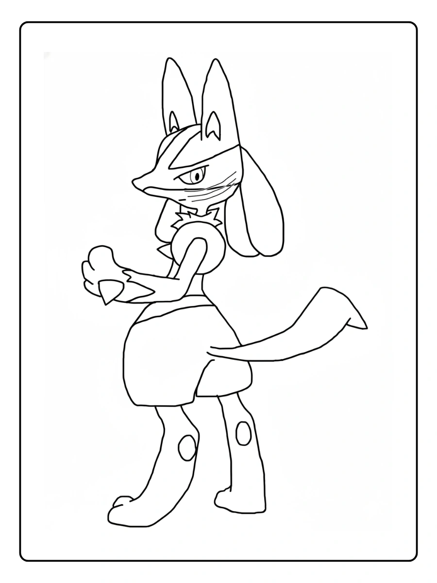 coloriage lucario (9)