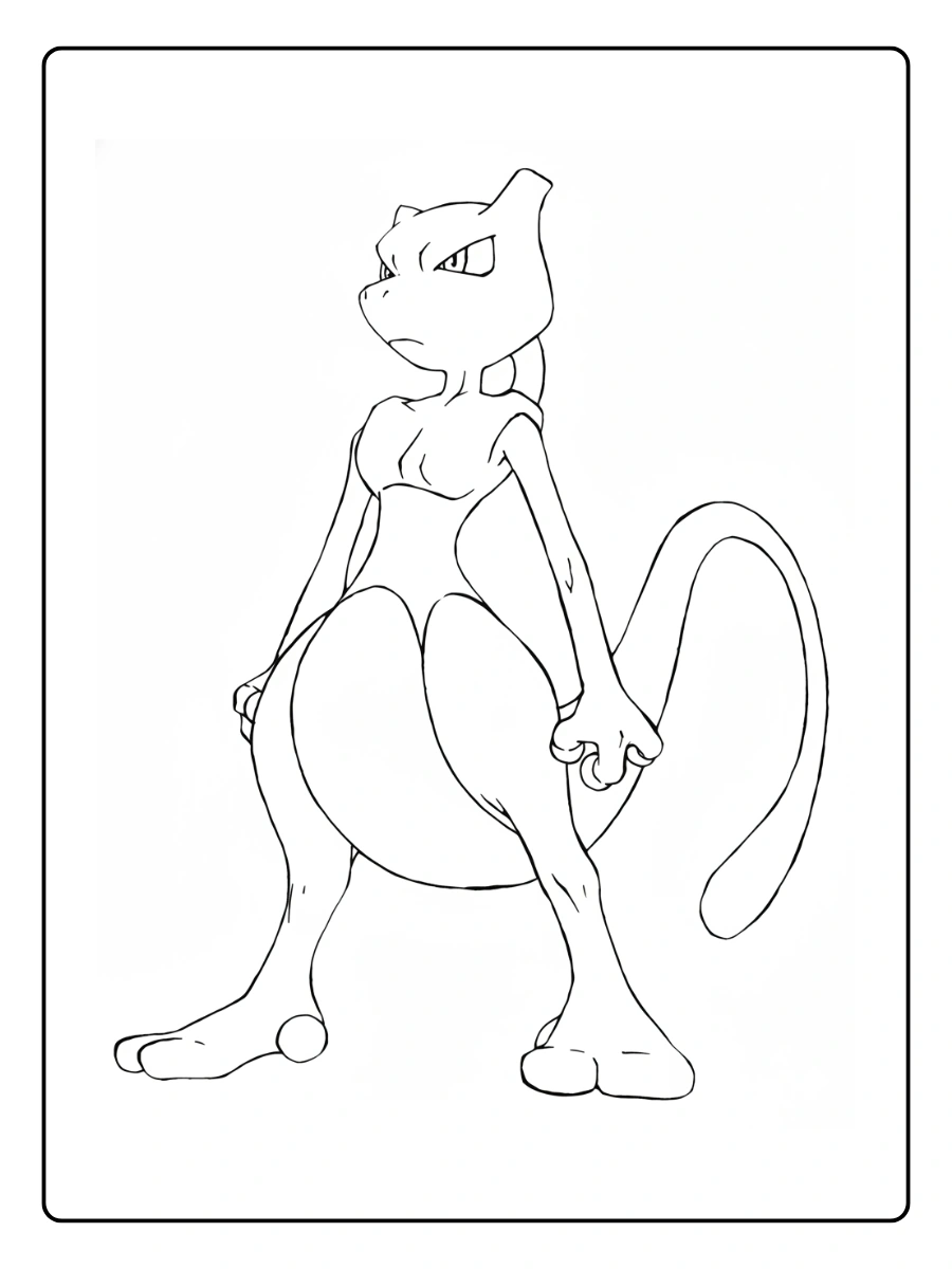 coloriage mewtwo (6)