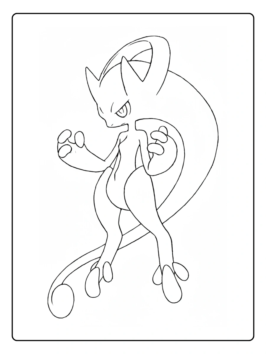 coloriage mewtwo (8)