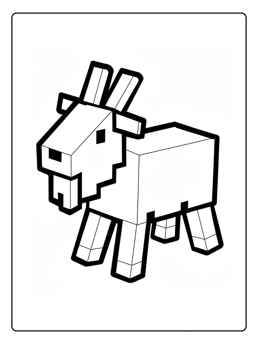coloriage minecraft animaux (4)