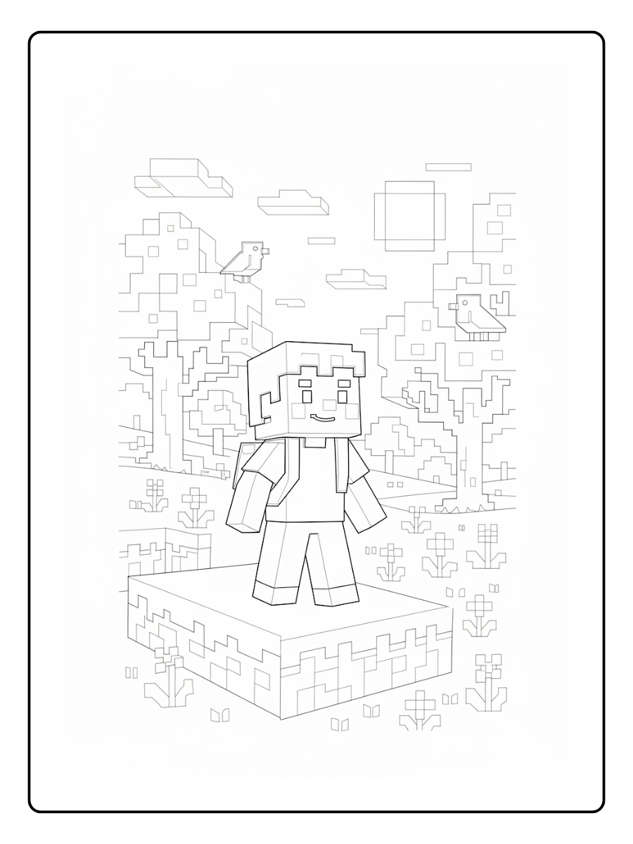 coloriage minecraft herobrine (10)