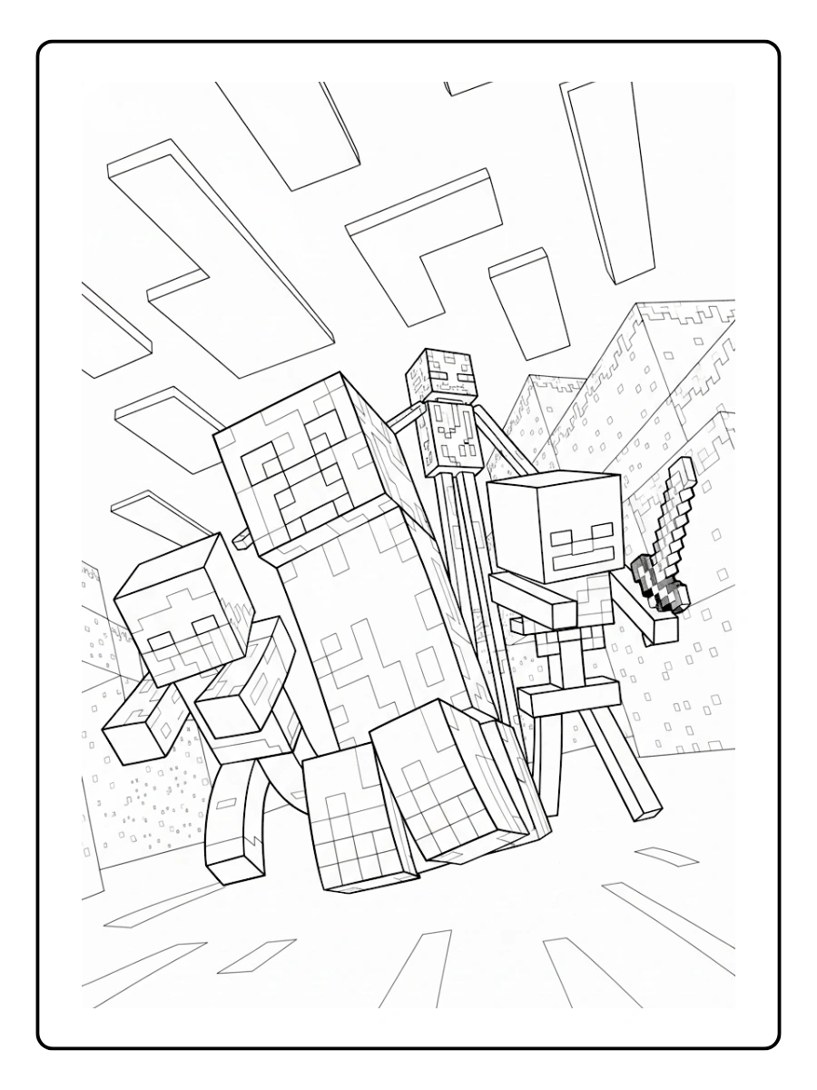 coloriage minecraft monstre (1)