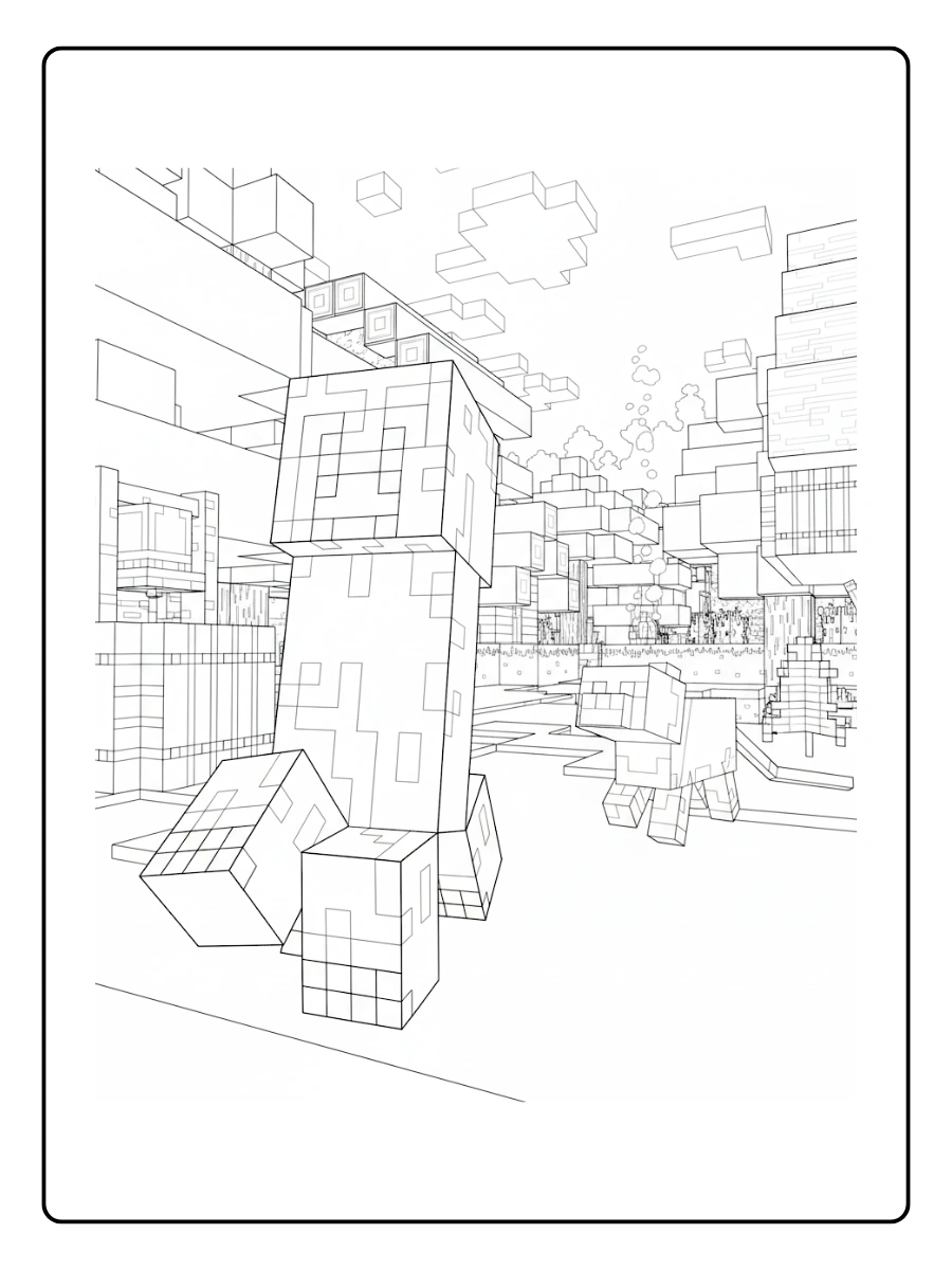 coloriage minecraft monstre (3)