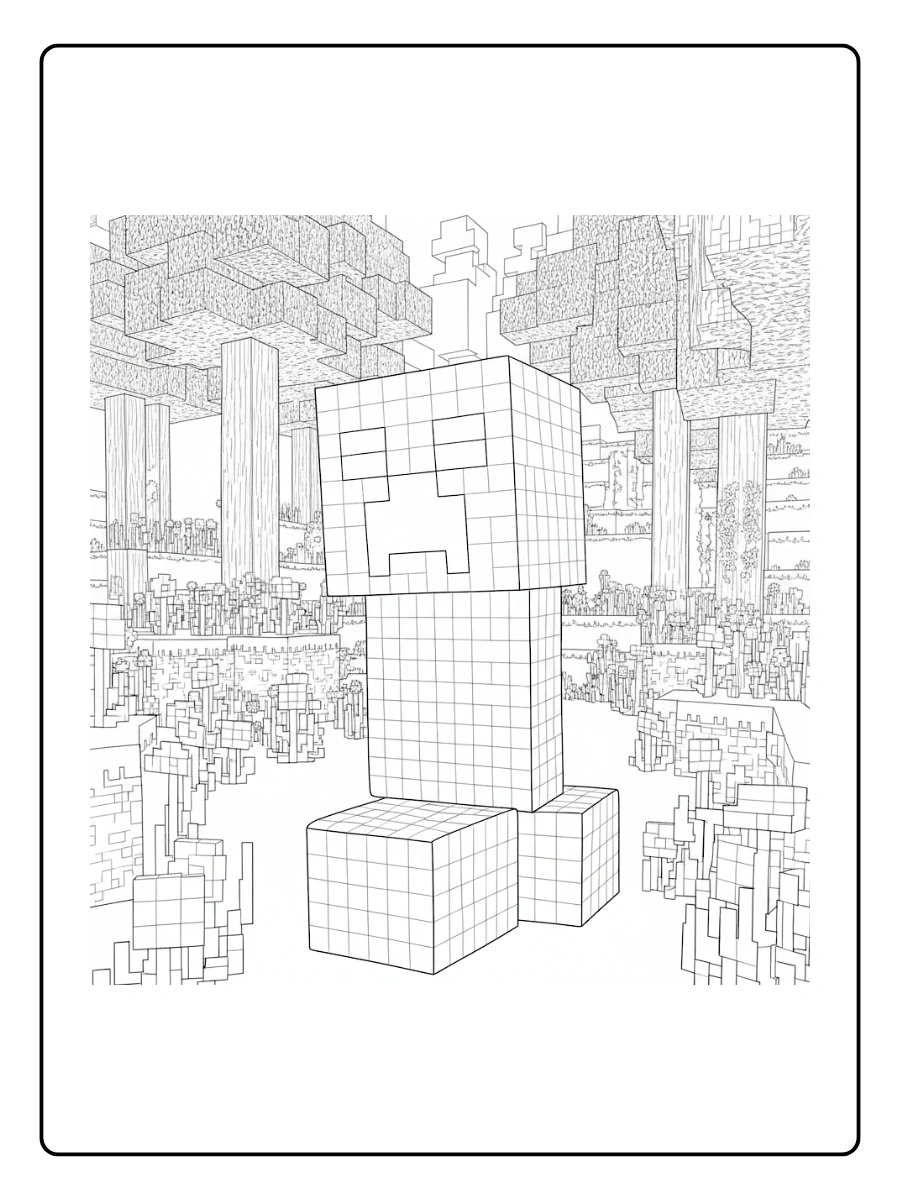 coloriage minecraft monstre (4)