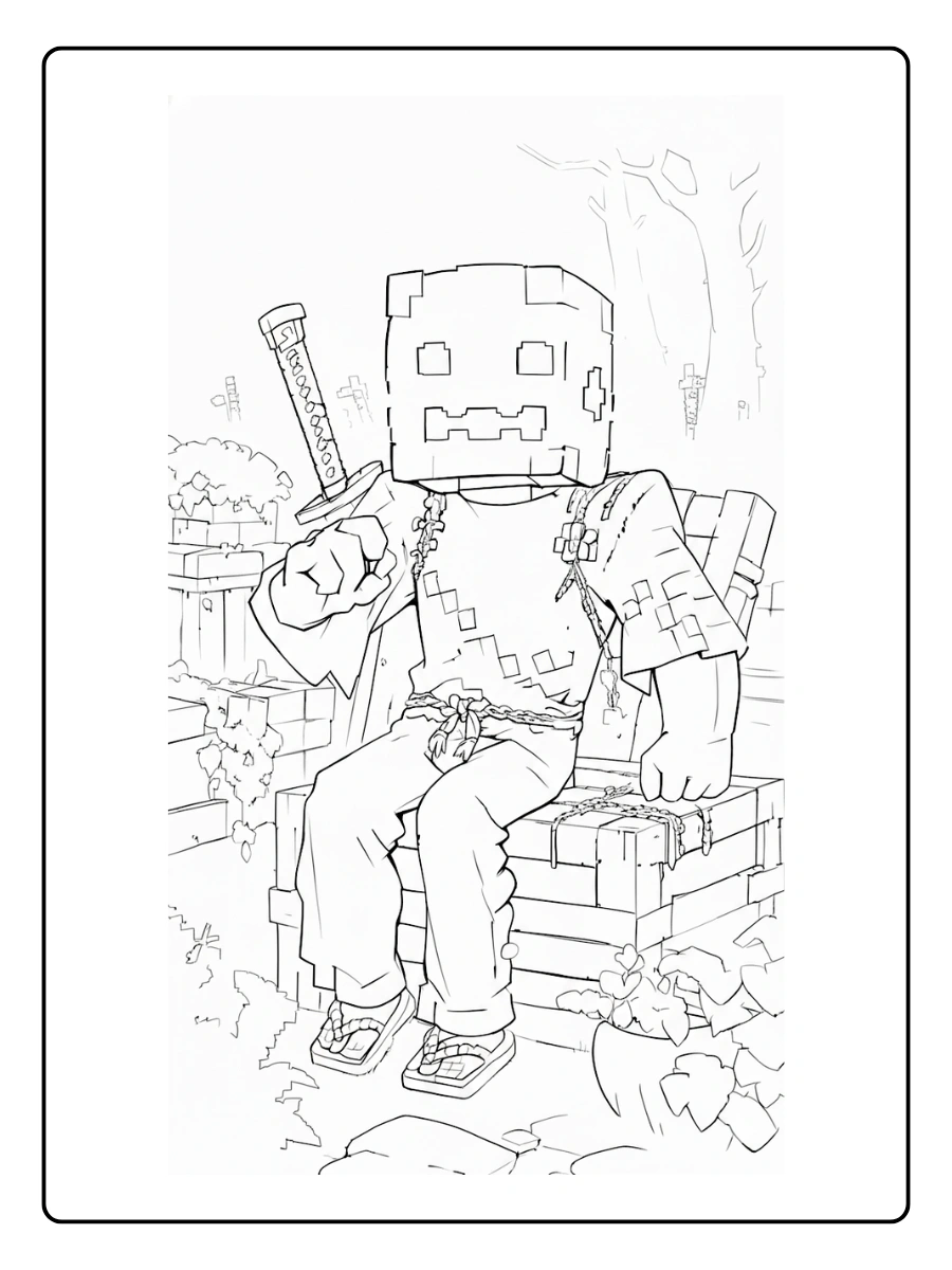 coloriage minecraft monstre (7)