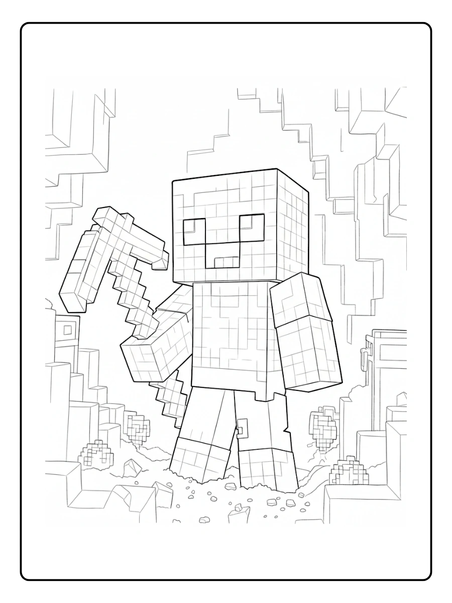 coloriage minecraft monstre (8)