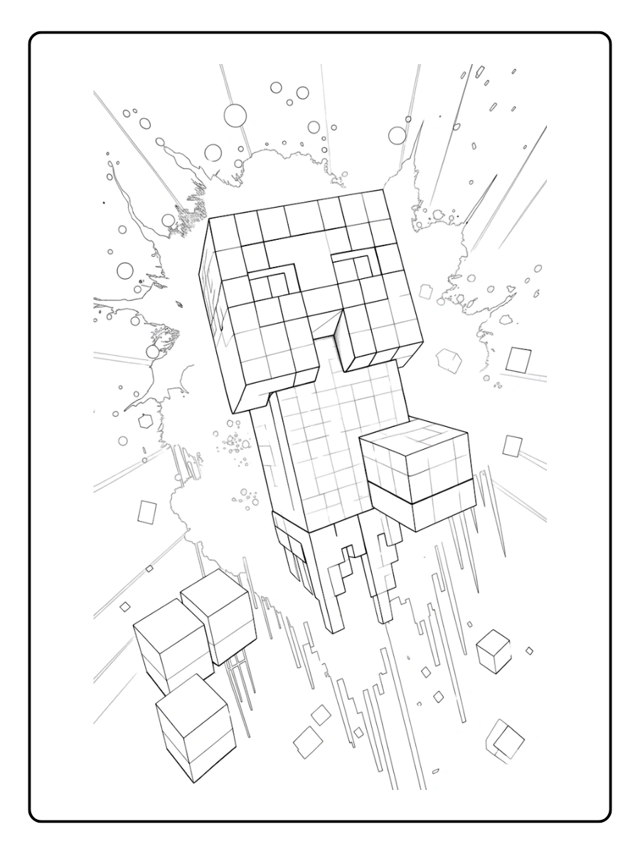 coloriage minecraft monstre (9)