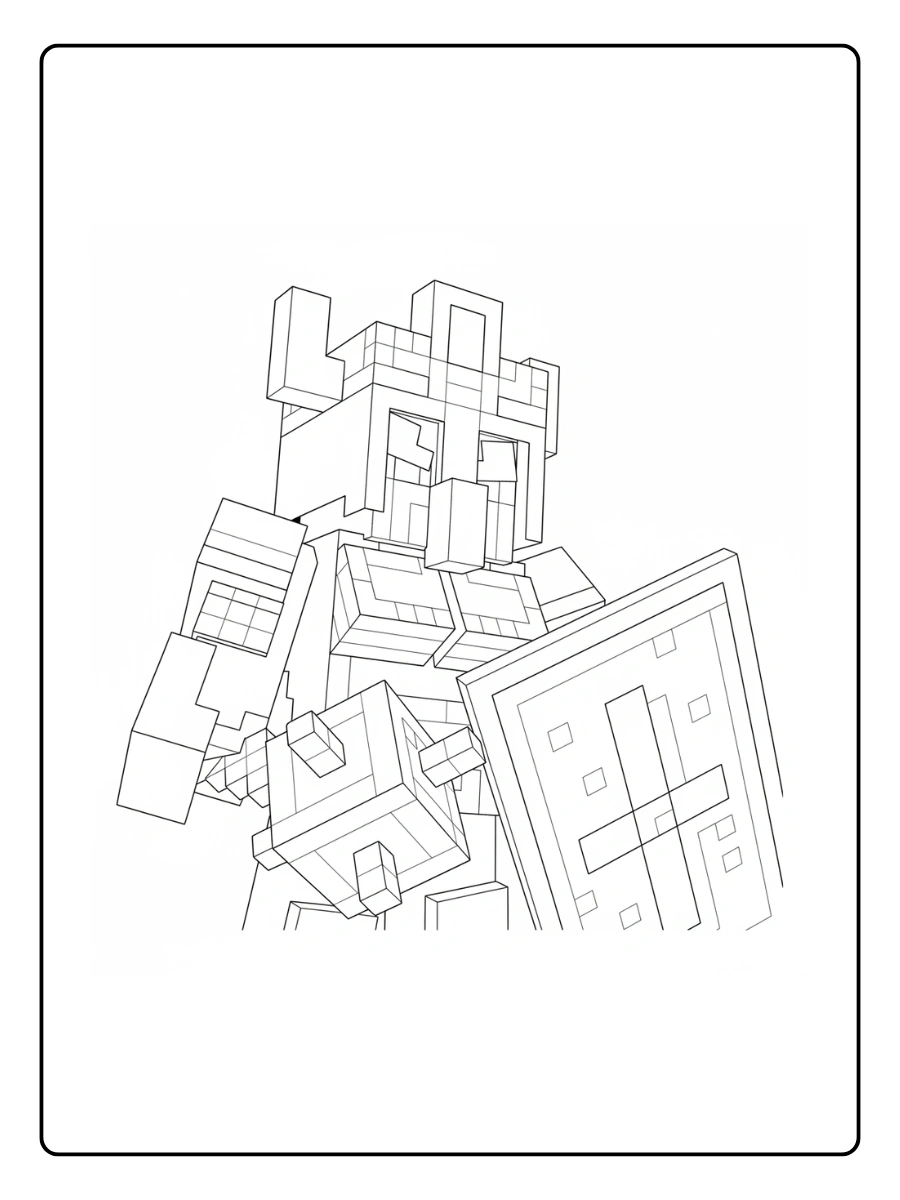 coloriage minecraft warden (10)