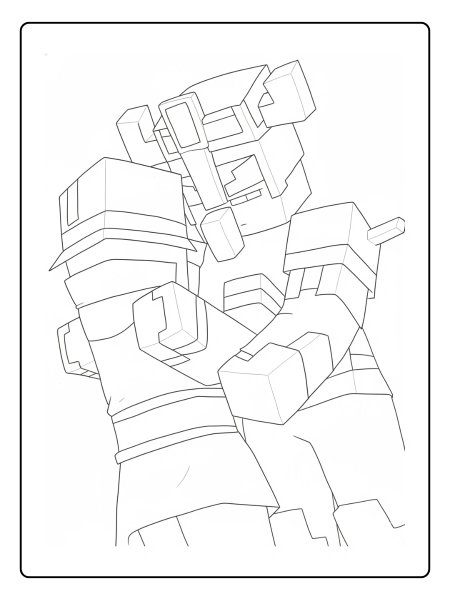 coloriage minecraft warden (7)