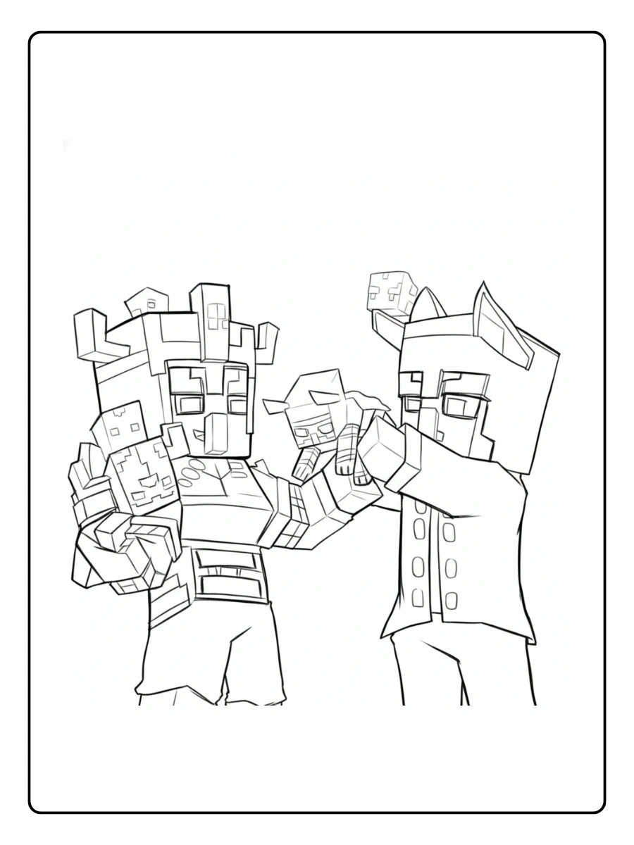 coloriage minecraft warden (8)