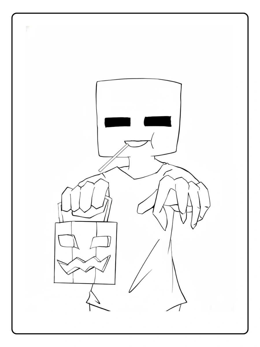 coloriage minecraft zombie (10)