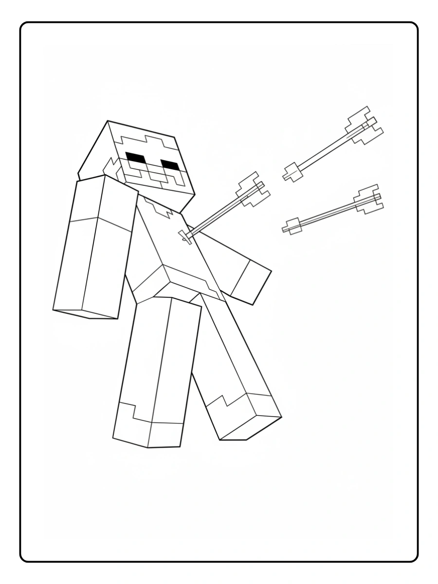 coloriage minecraft zombie (3)