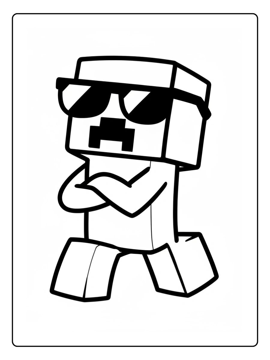 coloriage minecraft zombie (5)