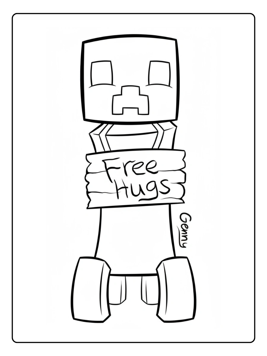 coloriage minecraft zombie (8)