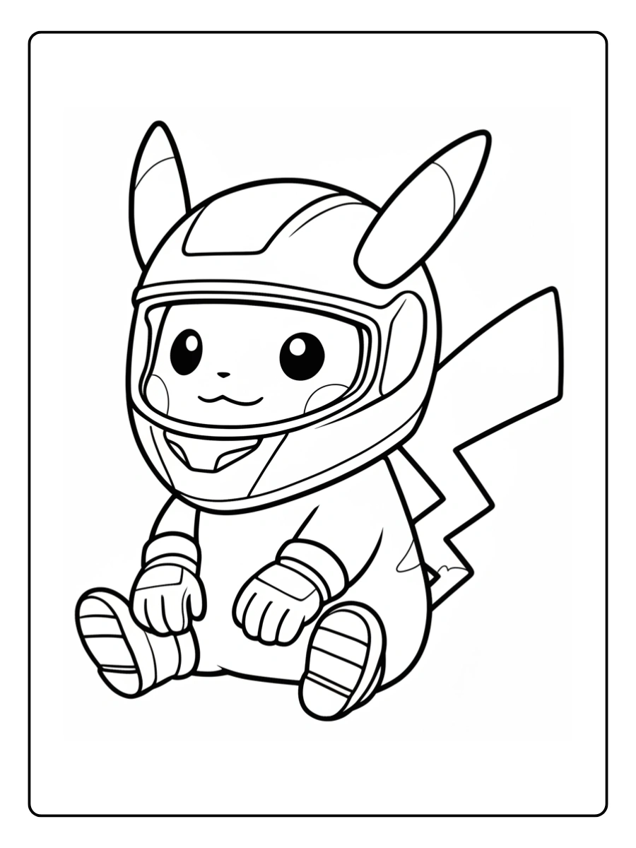 coloriage pikachu (2)