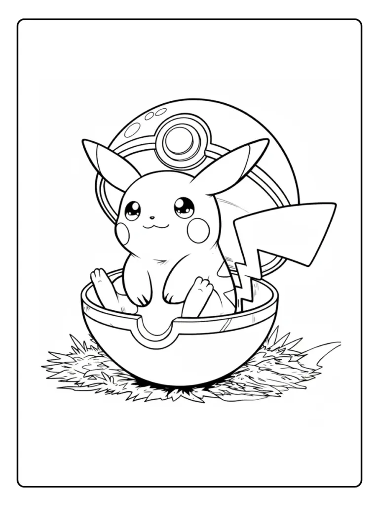 coloriage pikachu