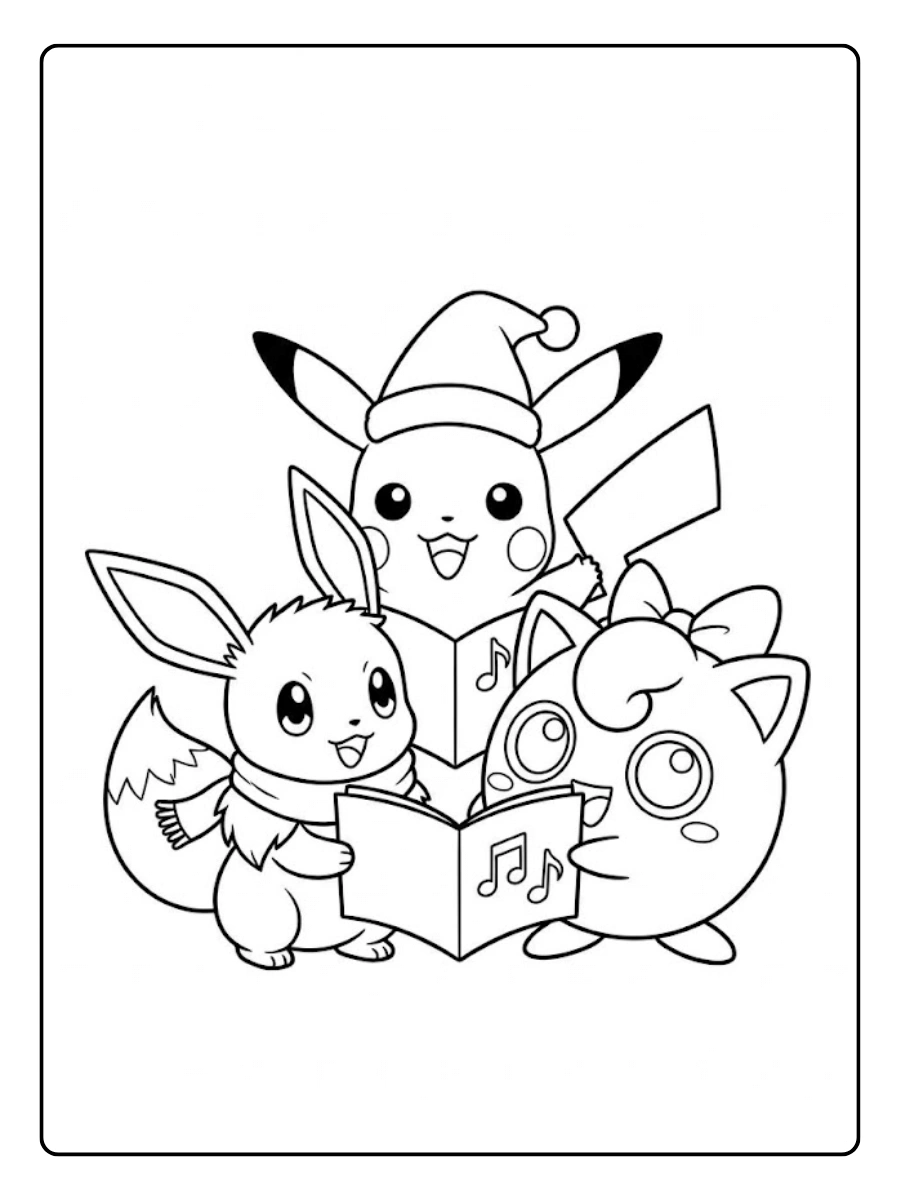 coloriage pokemon noel (10)