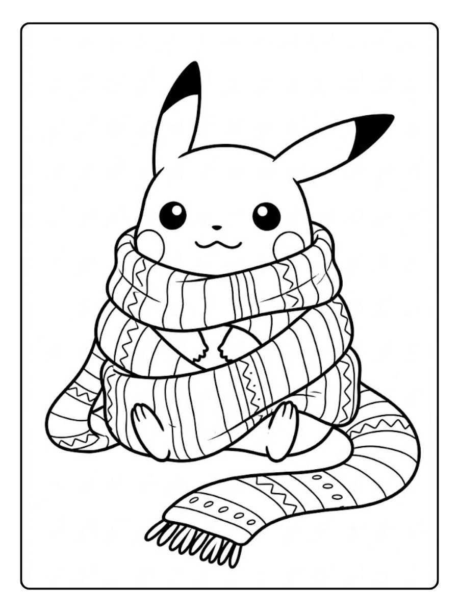 coloriage pokemon noel (4)