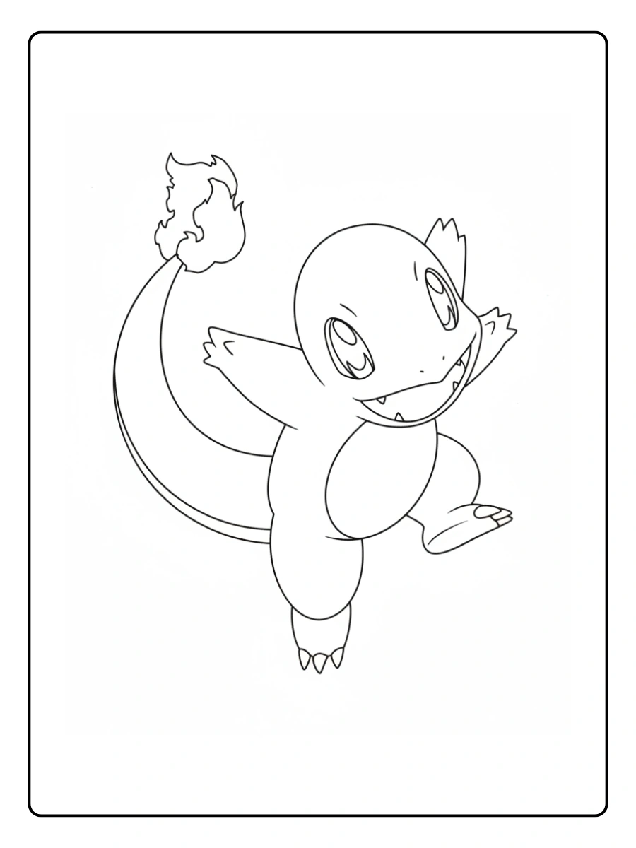 coloriage salameche (2)