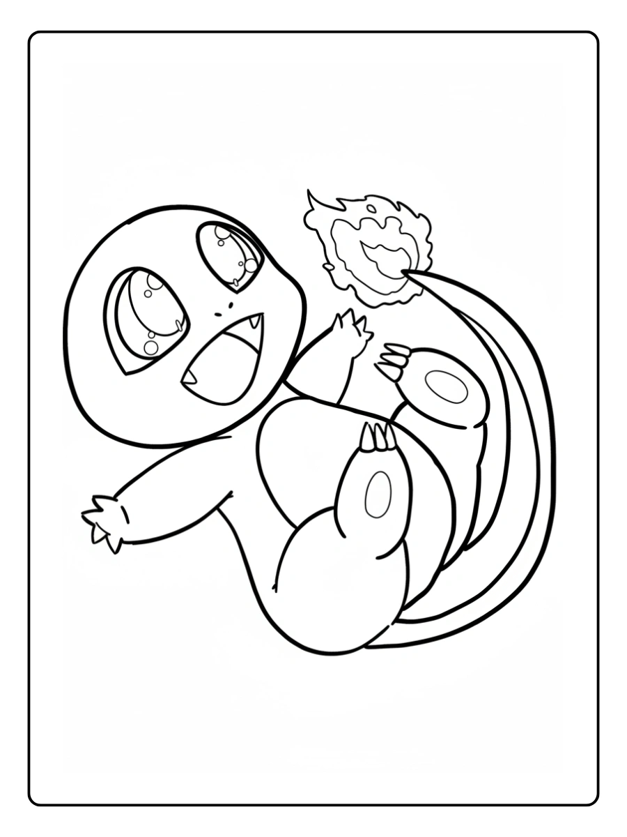 coloriage salameche (6)