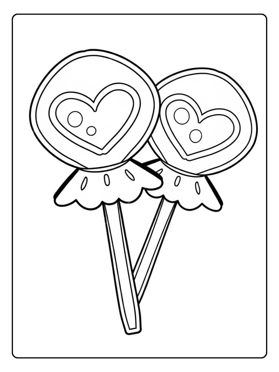 coloriage sucette la bulle énervée qui aime le sucre